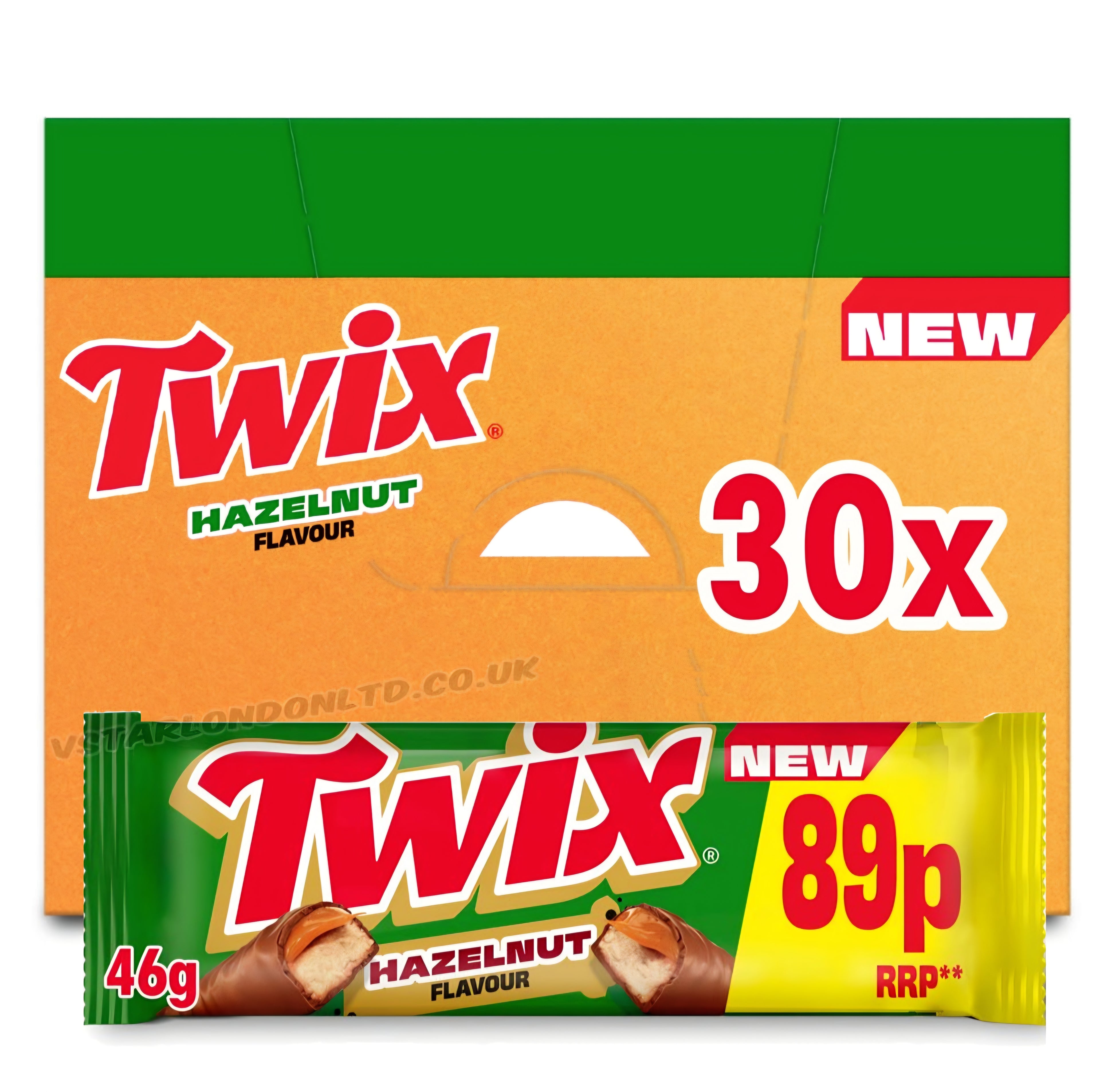 Twix Hazelnut Milk Chocolate Bar 46g