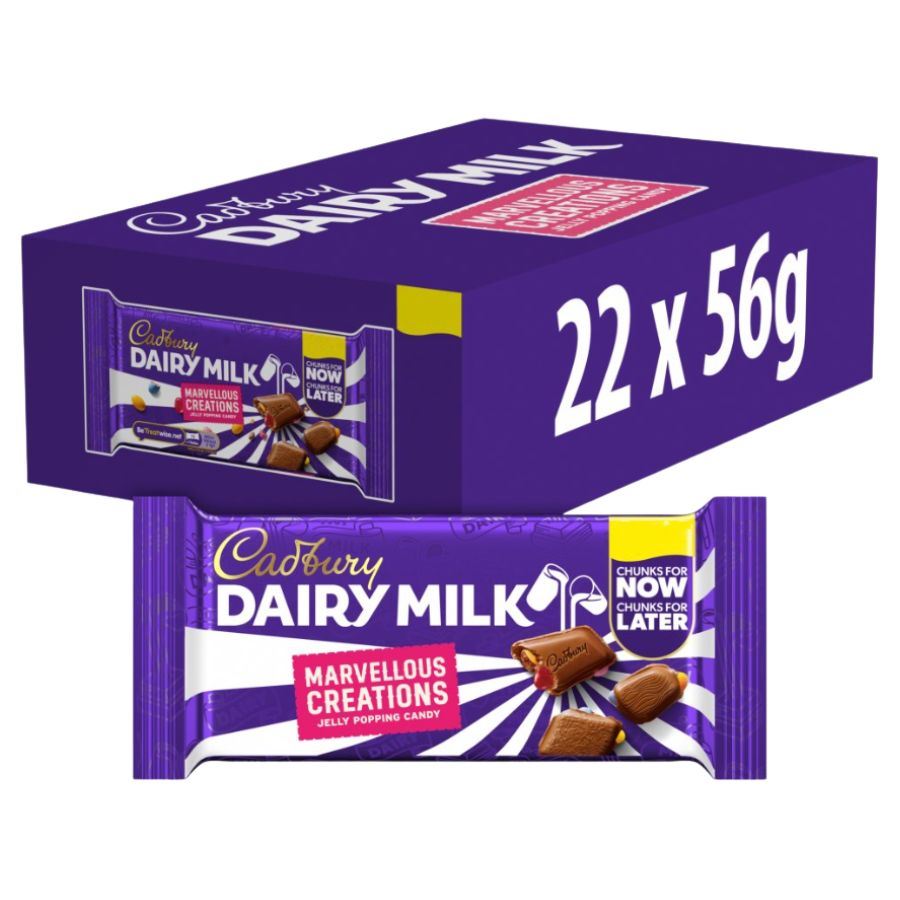 Cadbury Dairy Milk Marvellous Creations Jelly Popping Candy 56g