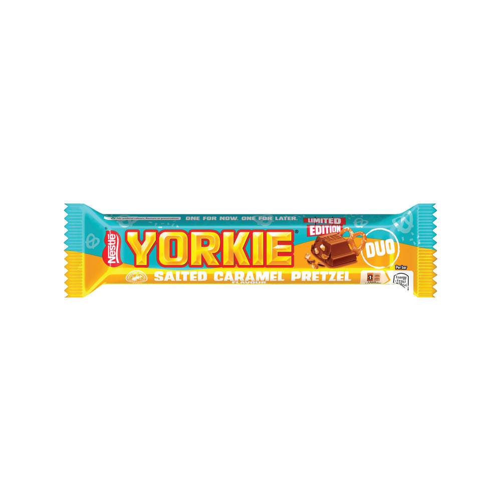Yorkie Salted Caramel Pretzel Duo 66g