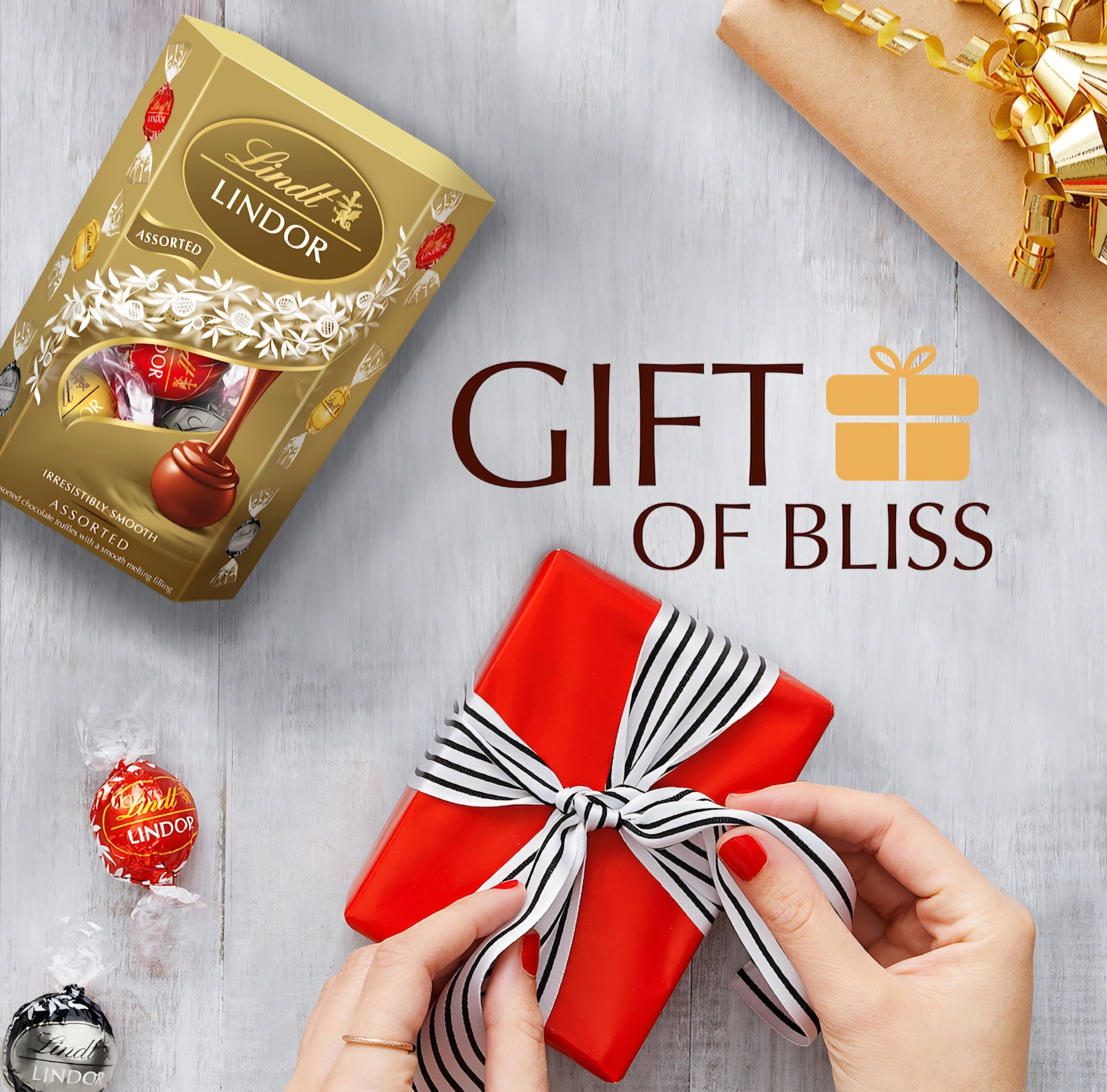 Lindt Lindor Assorted Chocolate Truffles Box 137g