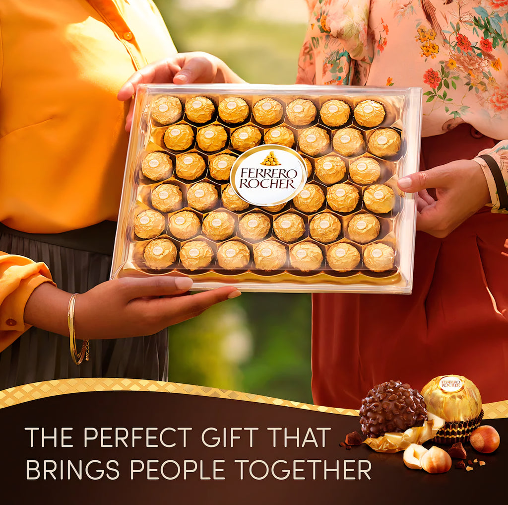 Ferrero Rocher Milk Chocolate Hazelnut Treat Pack 37.5g