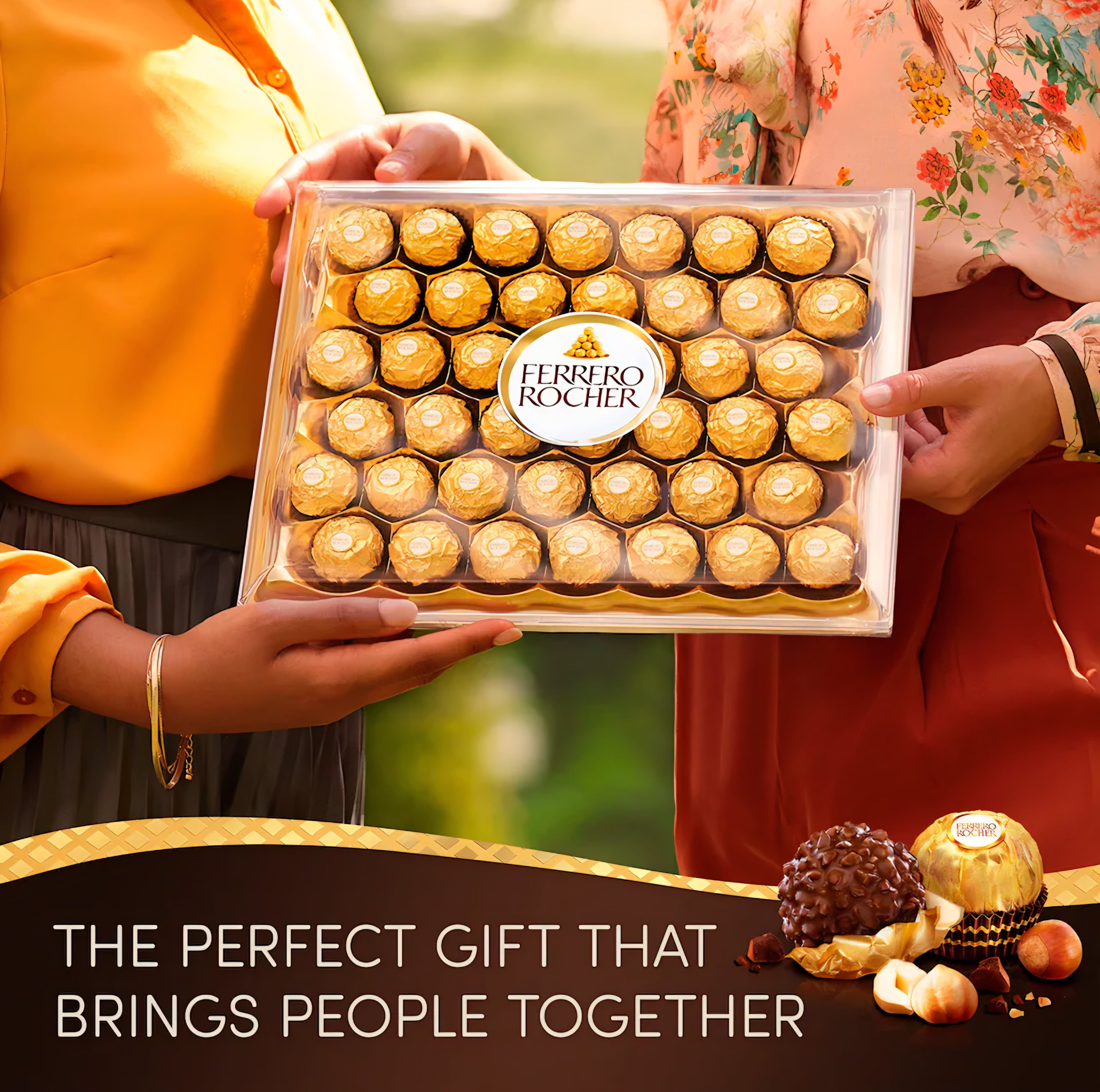 Ferrero Rocher Milk Chocolate Hazelnut Treat Pack 37.5g