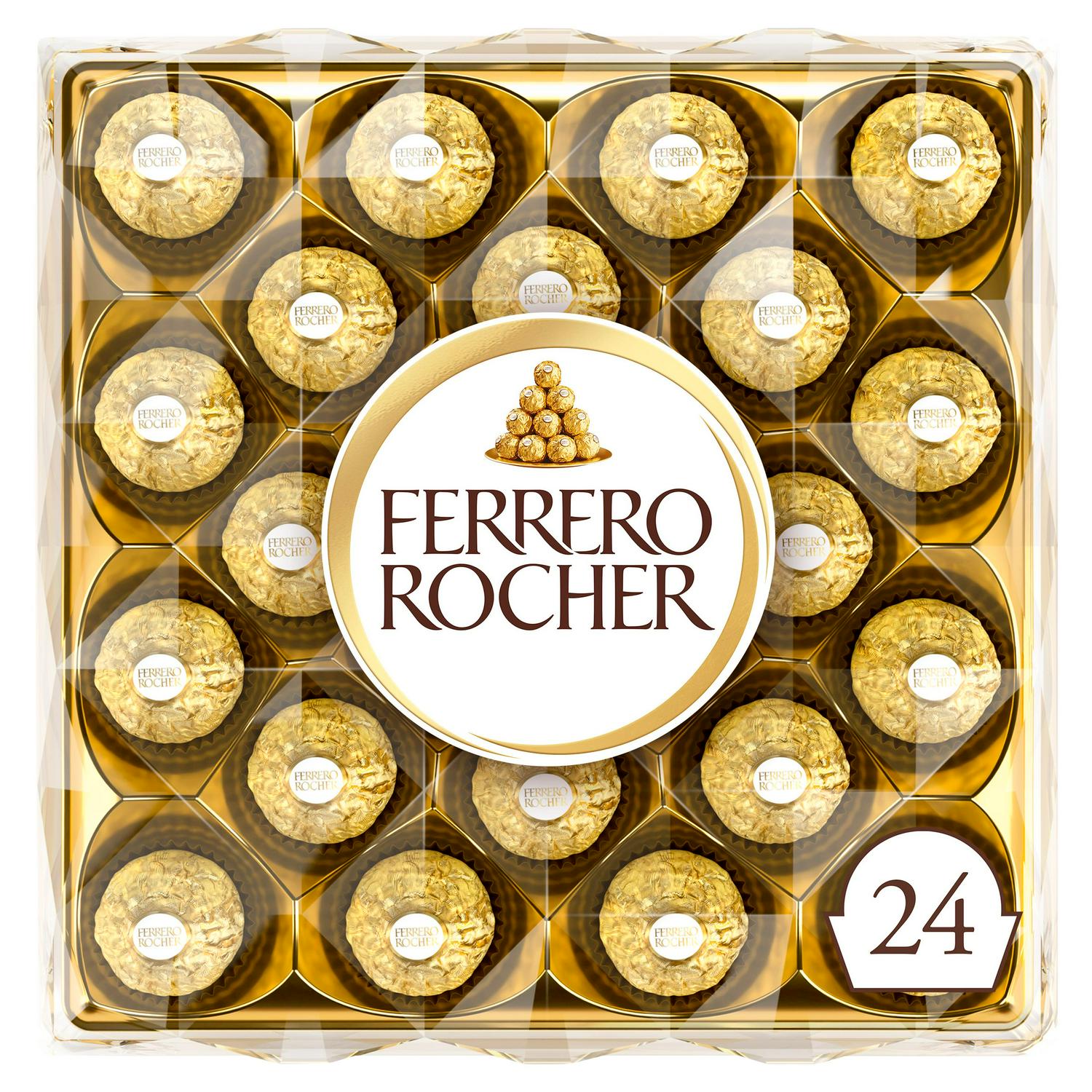 Ferrero Rocher Milk Chocolate Hazelnut 24 Pieces 300g
