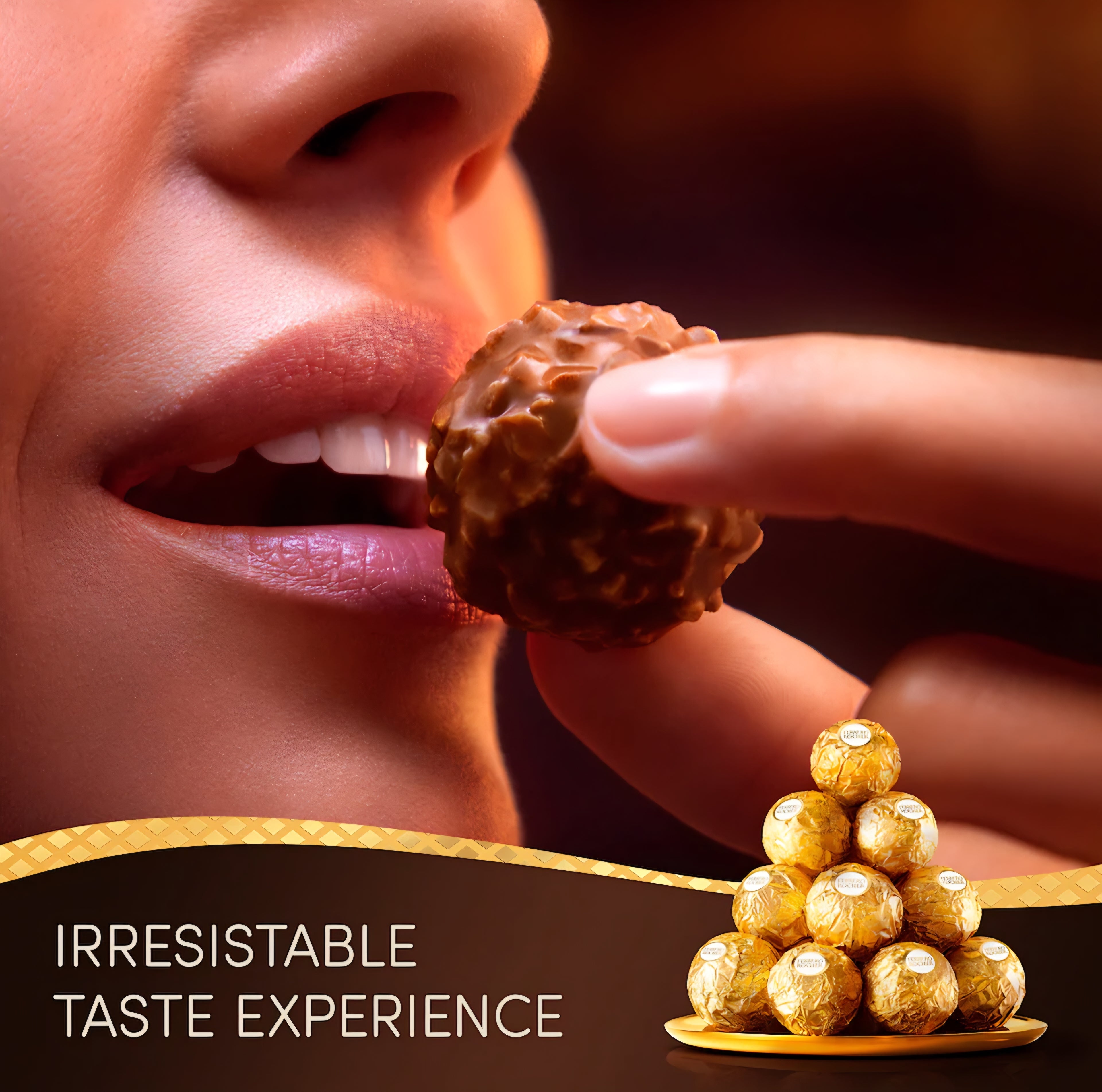 Ferrero Rocher Milk Chocolate Hazelnut 16 Pieces 200g