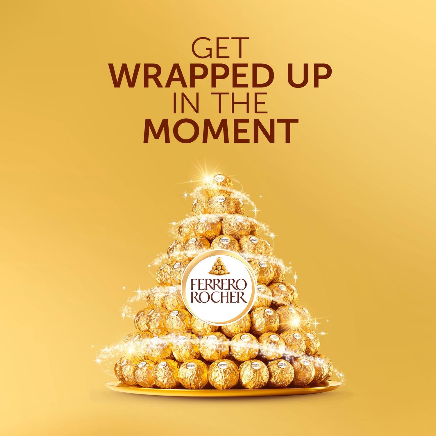 Ferrero Rocher Milk Chocolate Hazelnut 16 Pieces 200g