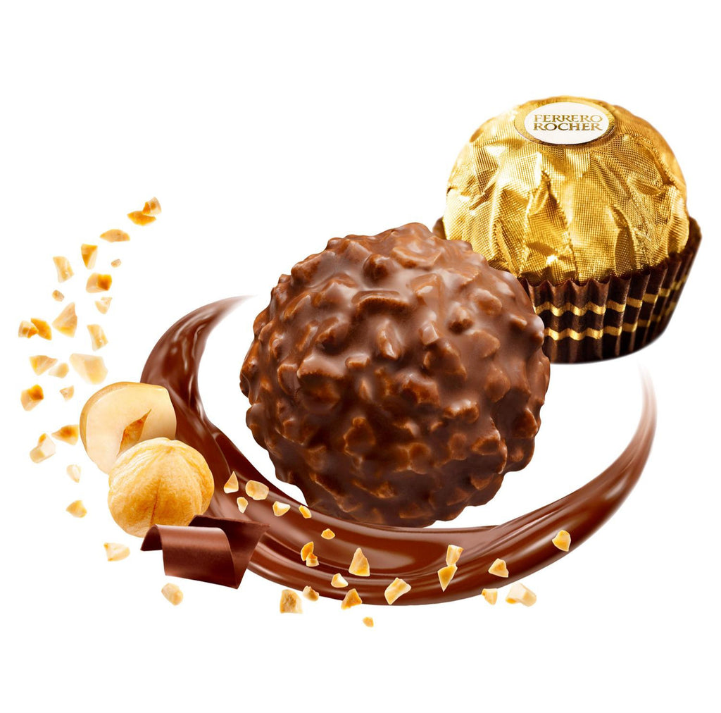 Ferrero Rocher Milk Chocolate Hazelnut 16 Pieces 200g