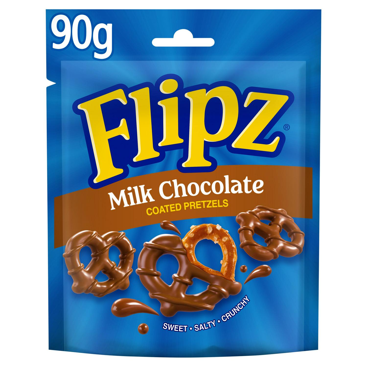 Flipz Milk Chocolate Coated Pretzel 80g