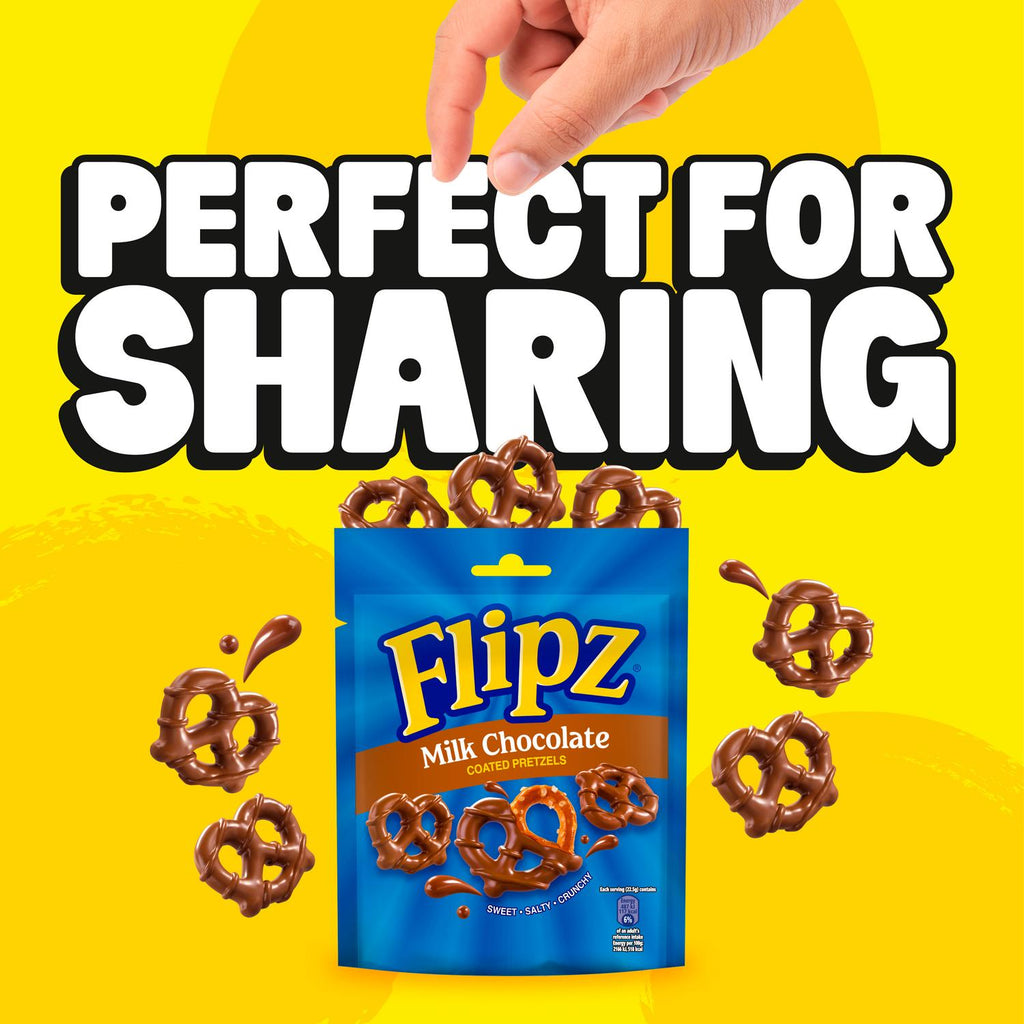 Flipz Milk Chocolate Coated Pretzel 80g