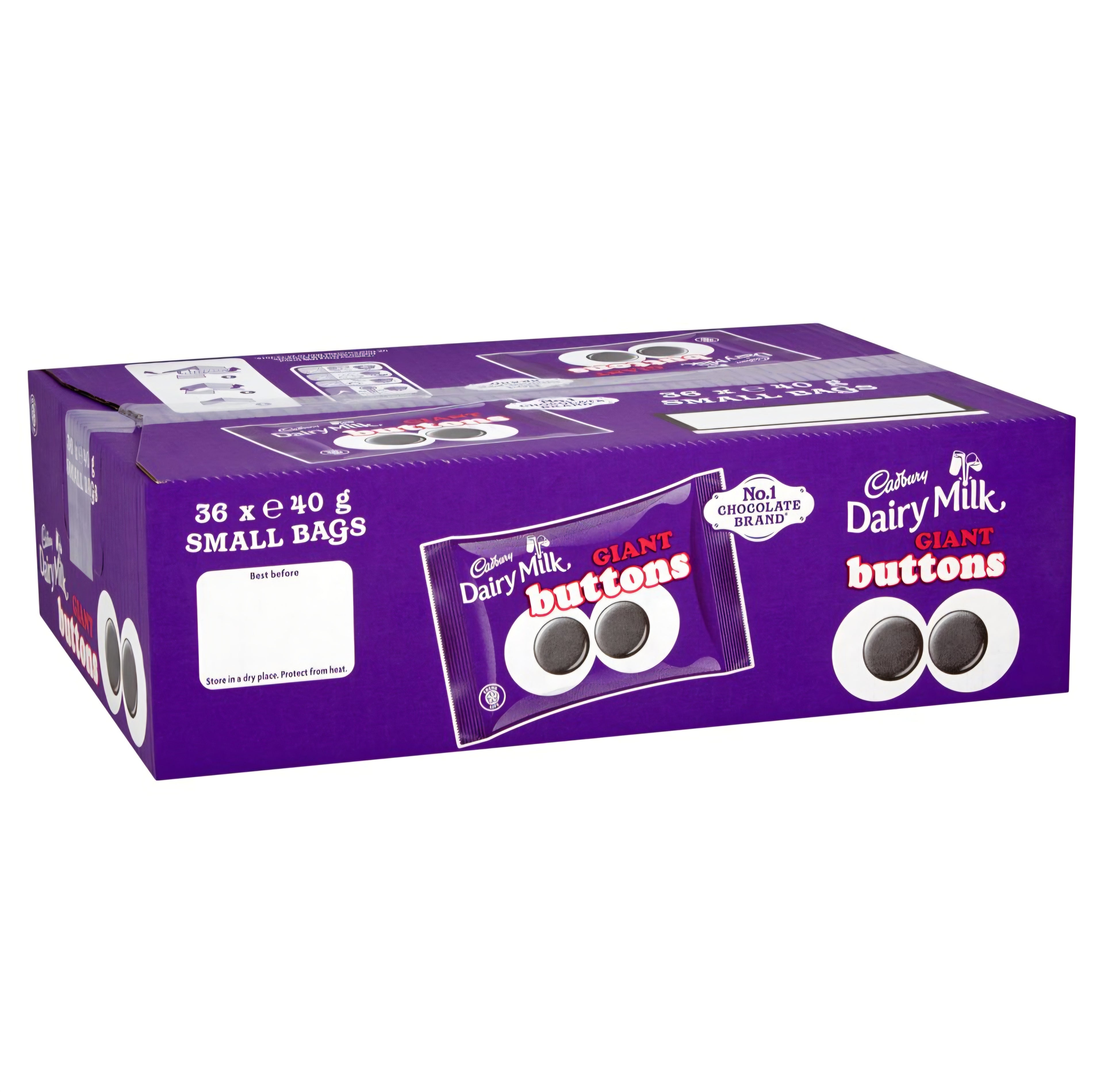 Cadbury Dairy Milk Chocolate Buttons Bag 40g