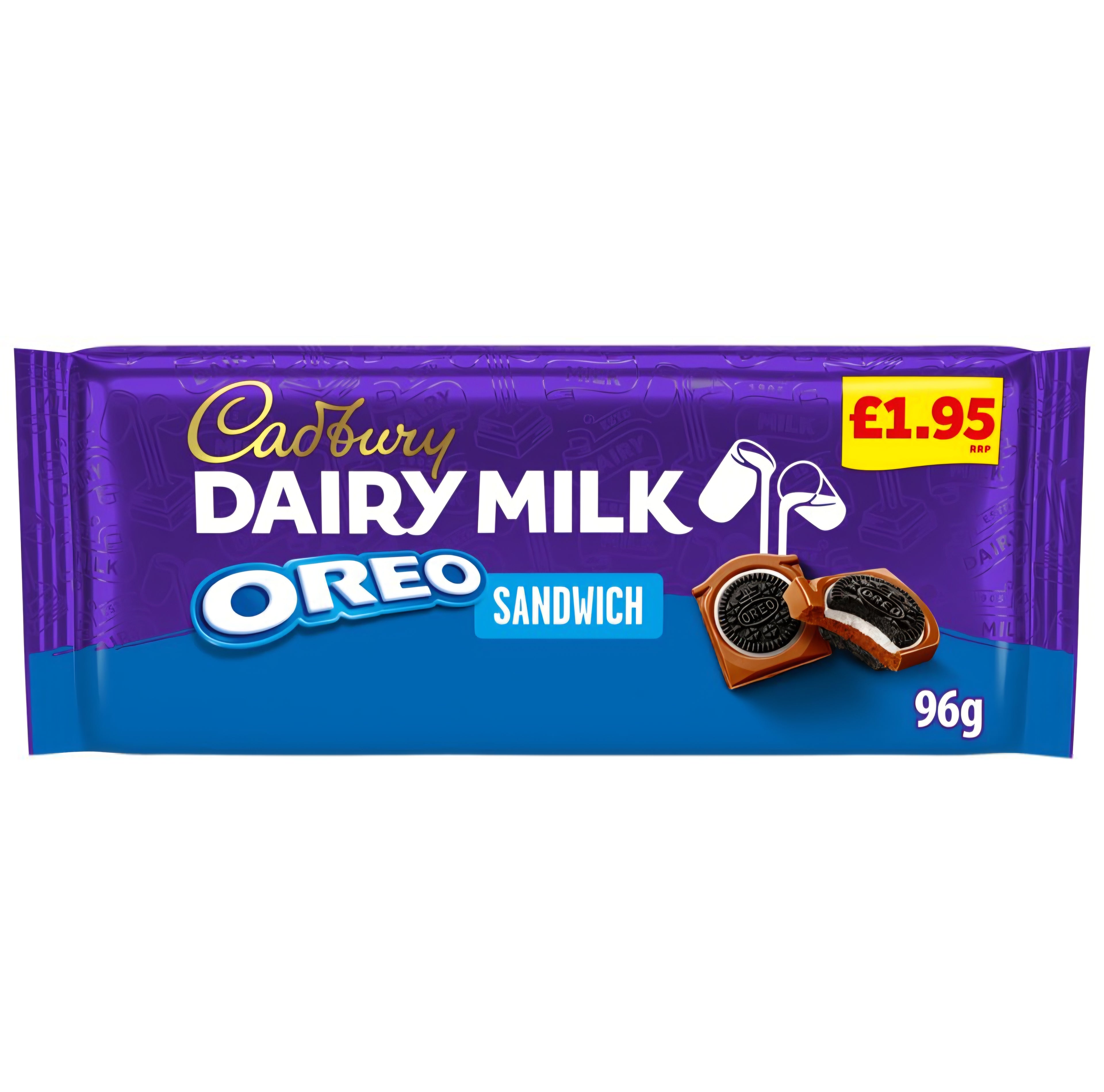 Cadbury Dairy Milk Oreo Sandwich 96g