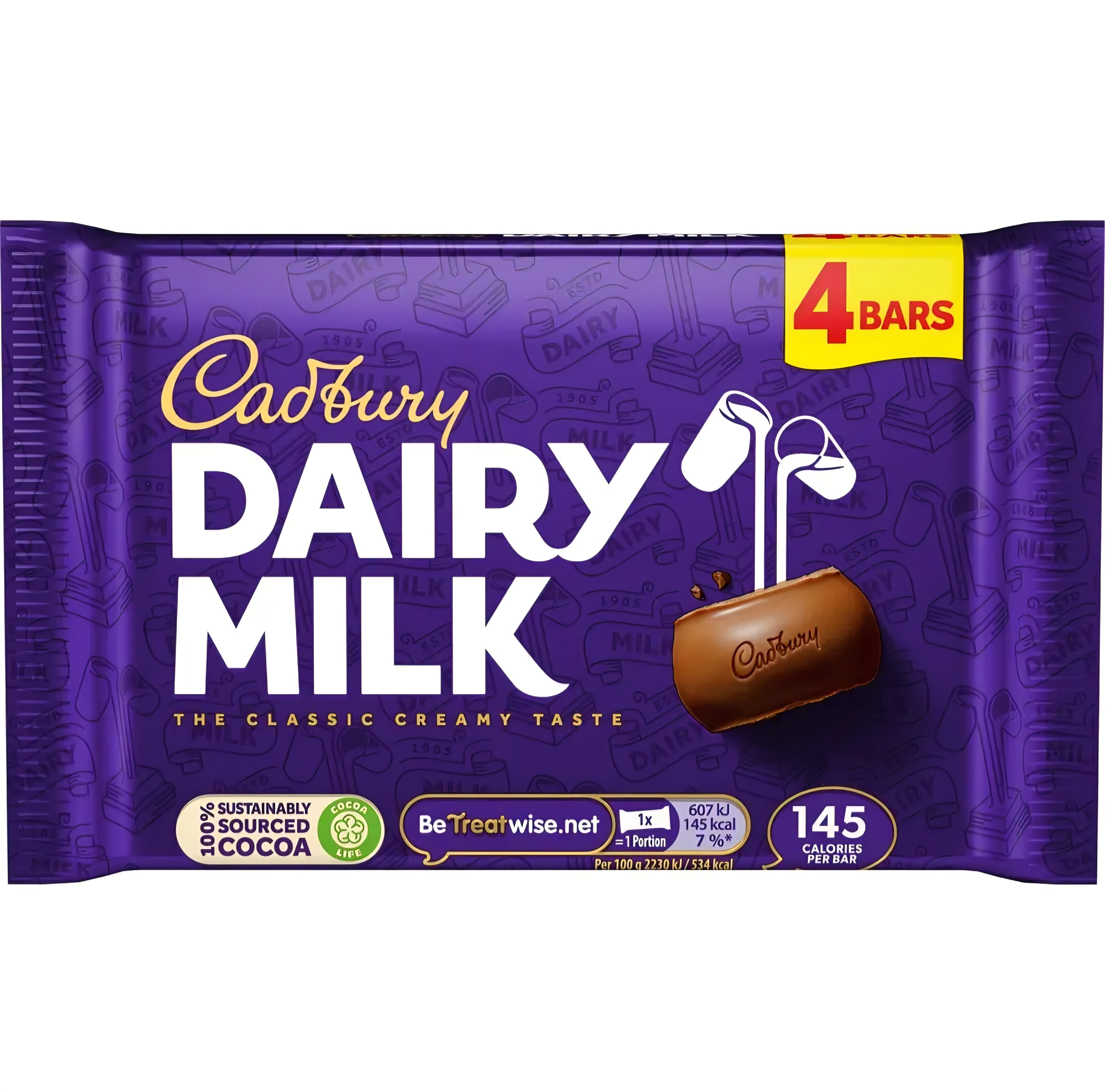 Cadbury Dairy Milk Multipack 108.8g