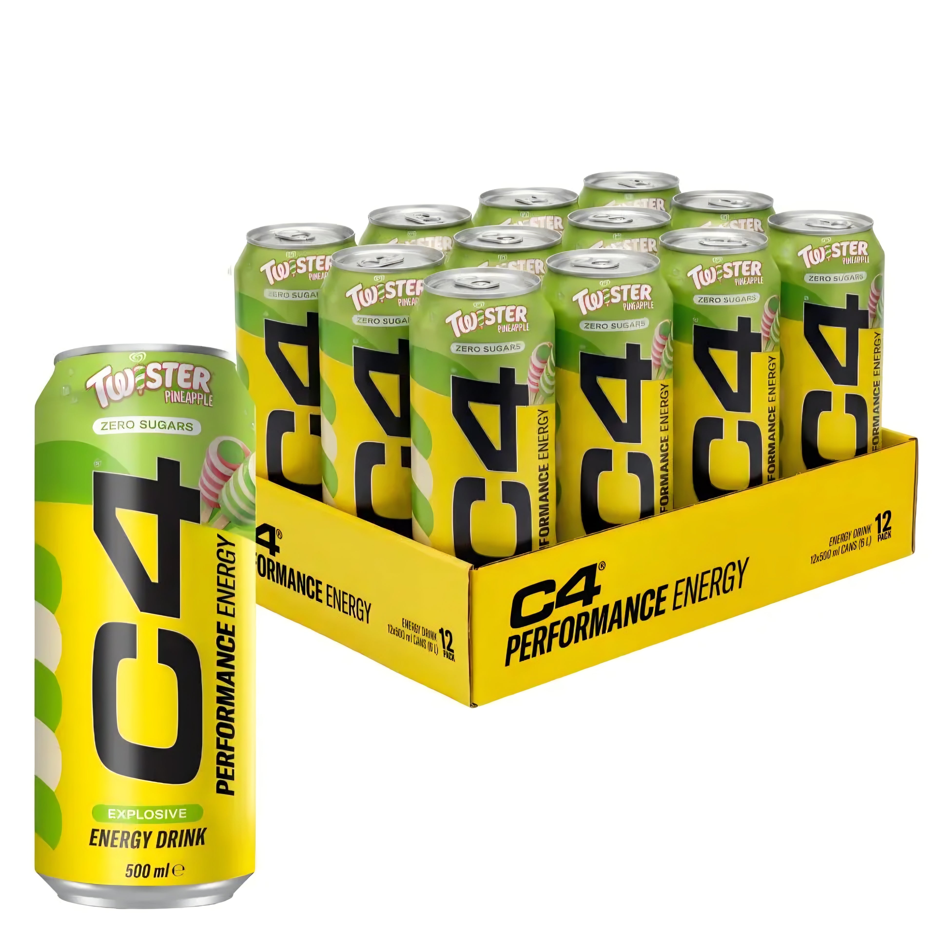 C4 Zero Sugars Explosive Performance Energy 500ml