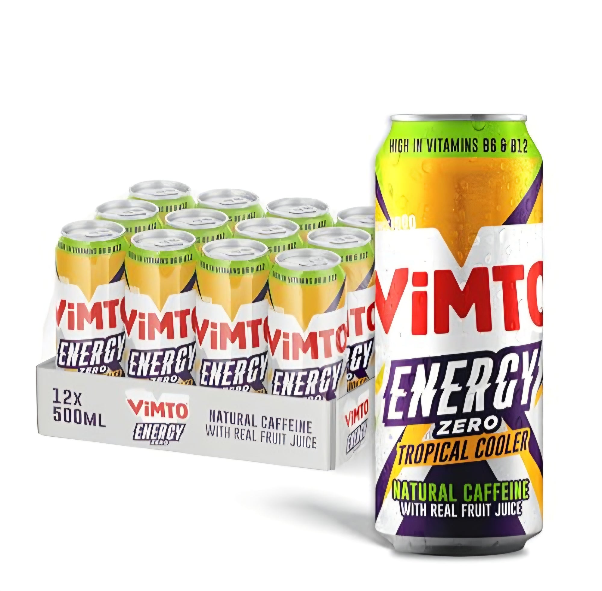 Vimto Energy Zero Tropical Cooler 500ml