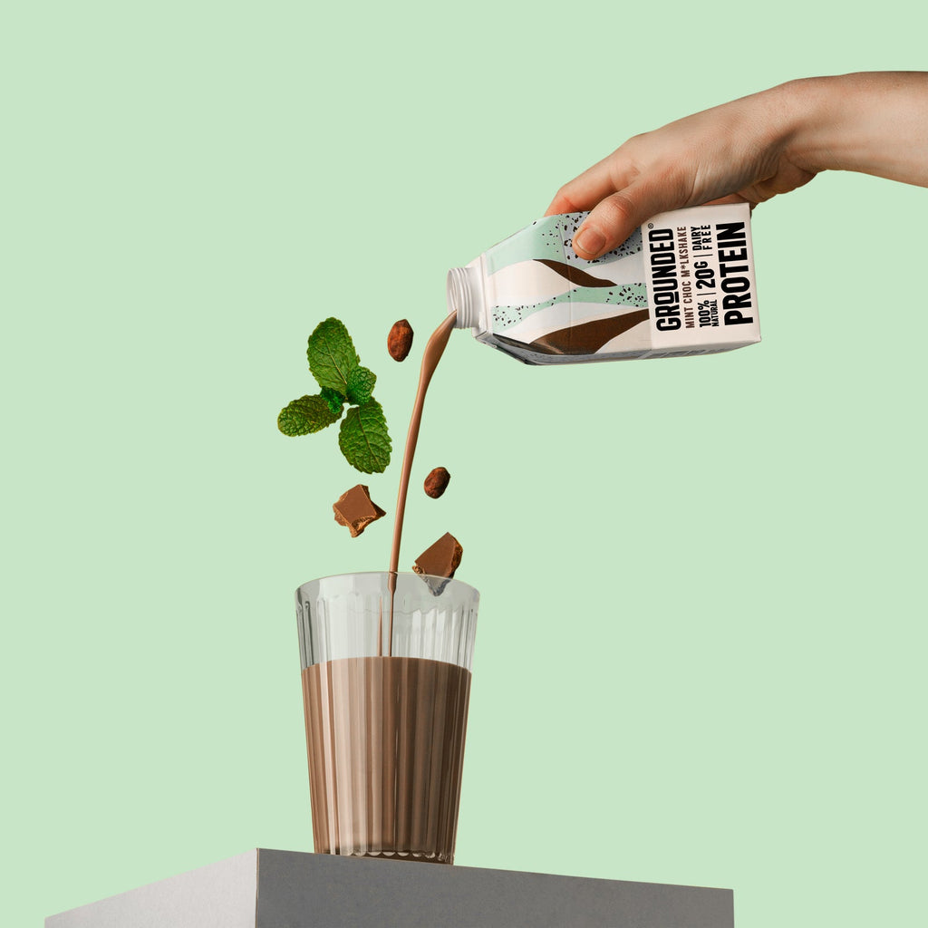 Grounded Ready To Drink Vegan Protein Shake 490ml