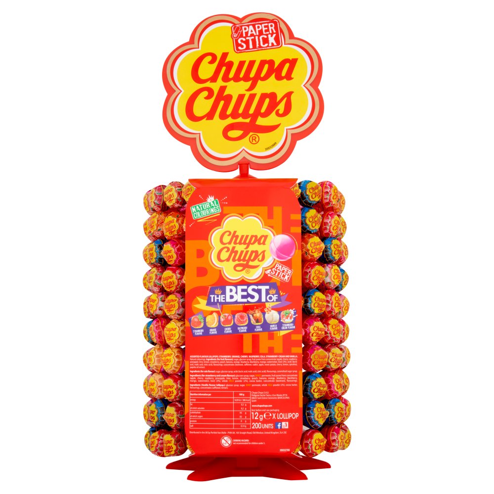 Chupa Chups The Best of Lollipops 200 12g