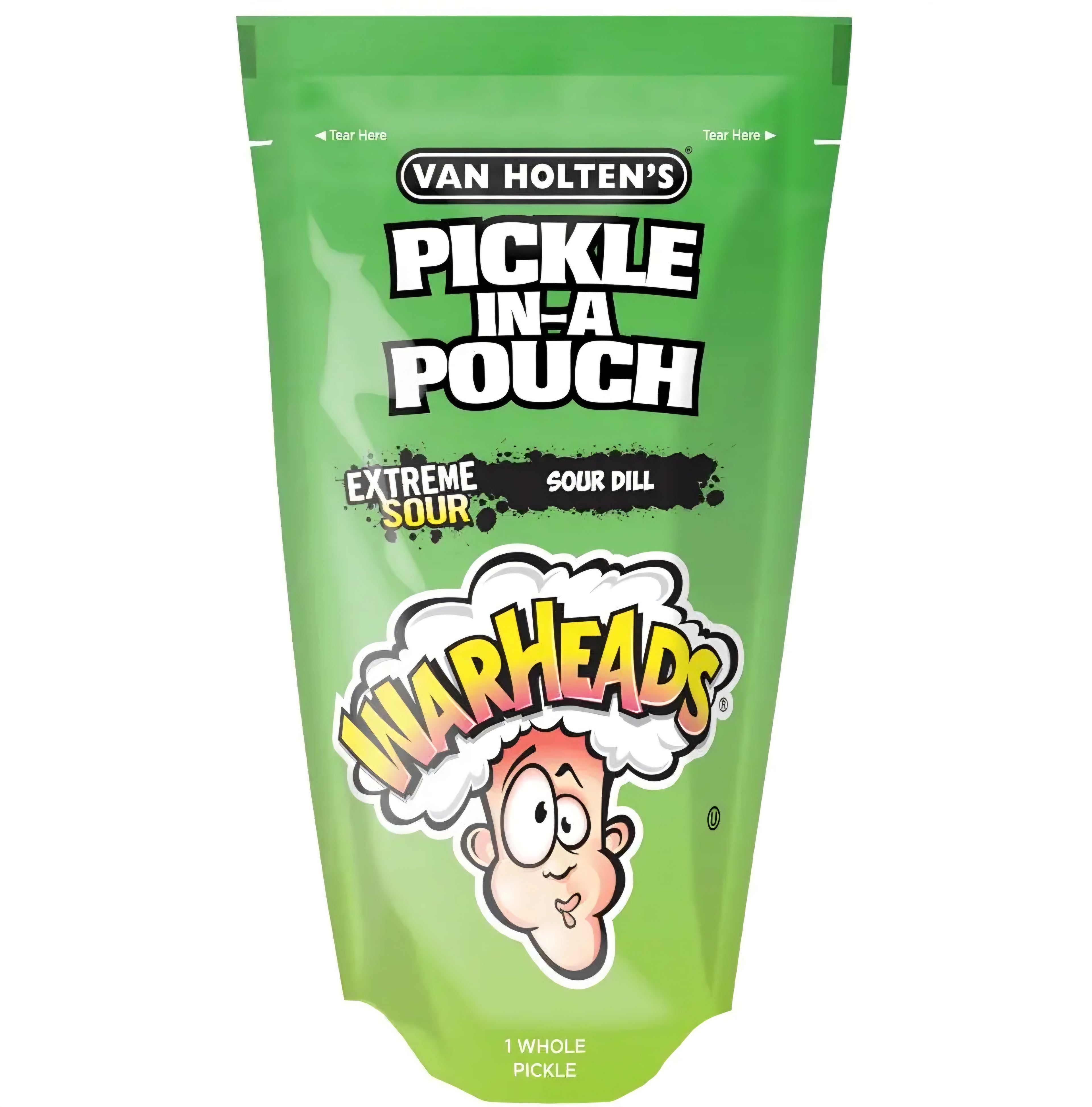 Van Holten's x Warheads Extreme Sour Pickle In A Pouch 306g