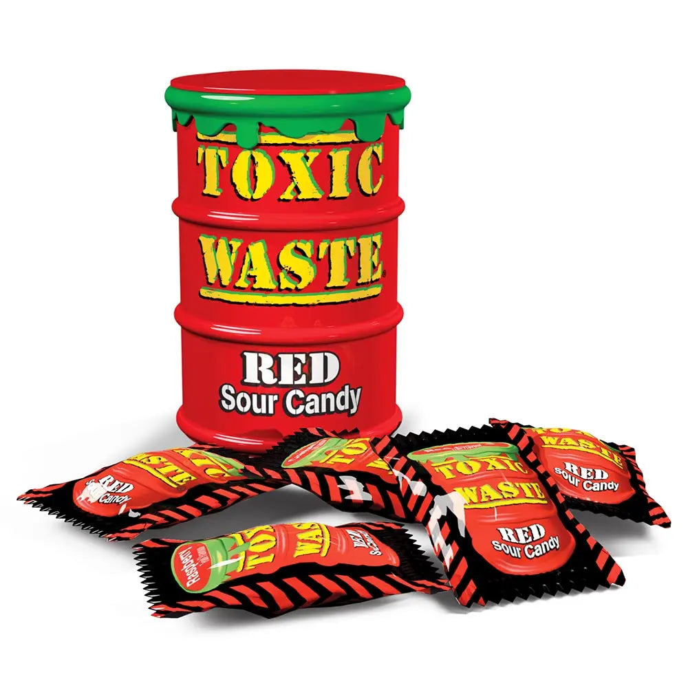 Toxic Waste Sour Candy Drum
