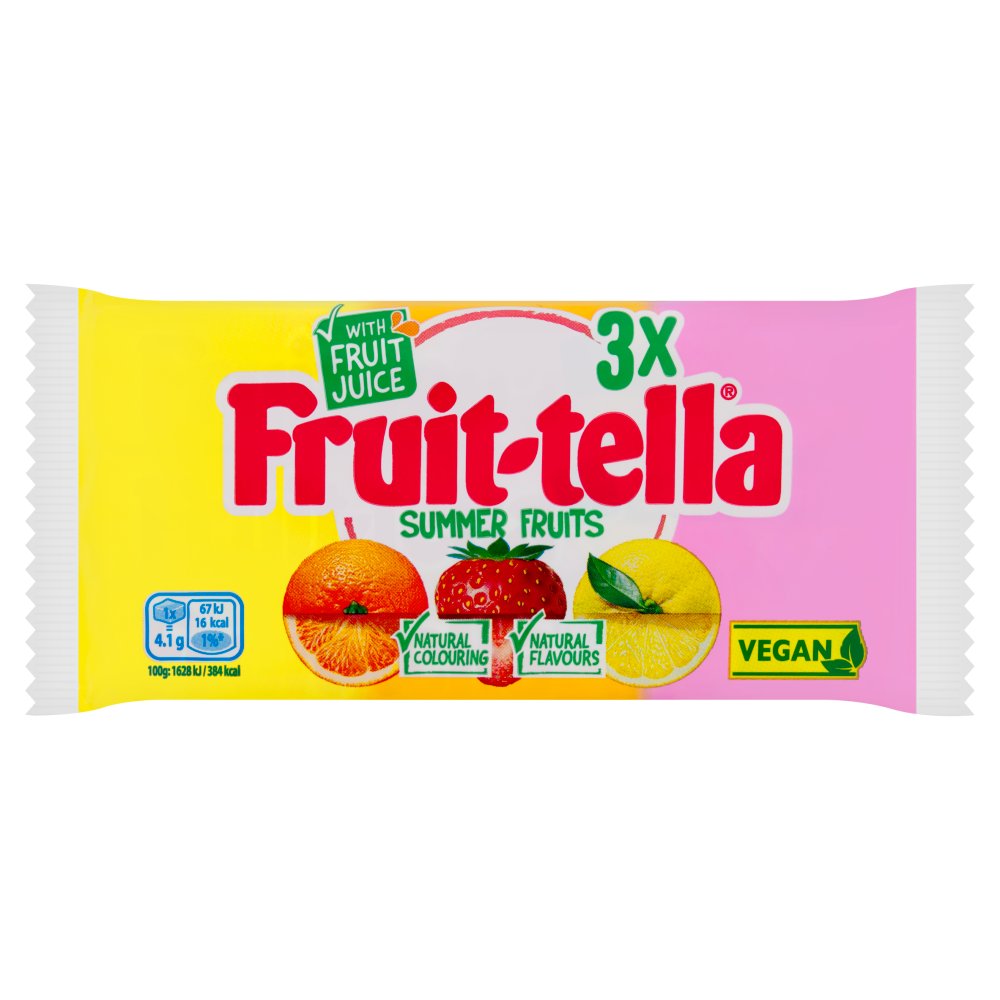 Fruittella 3 Pack 123g