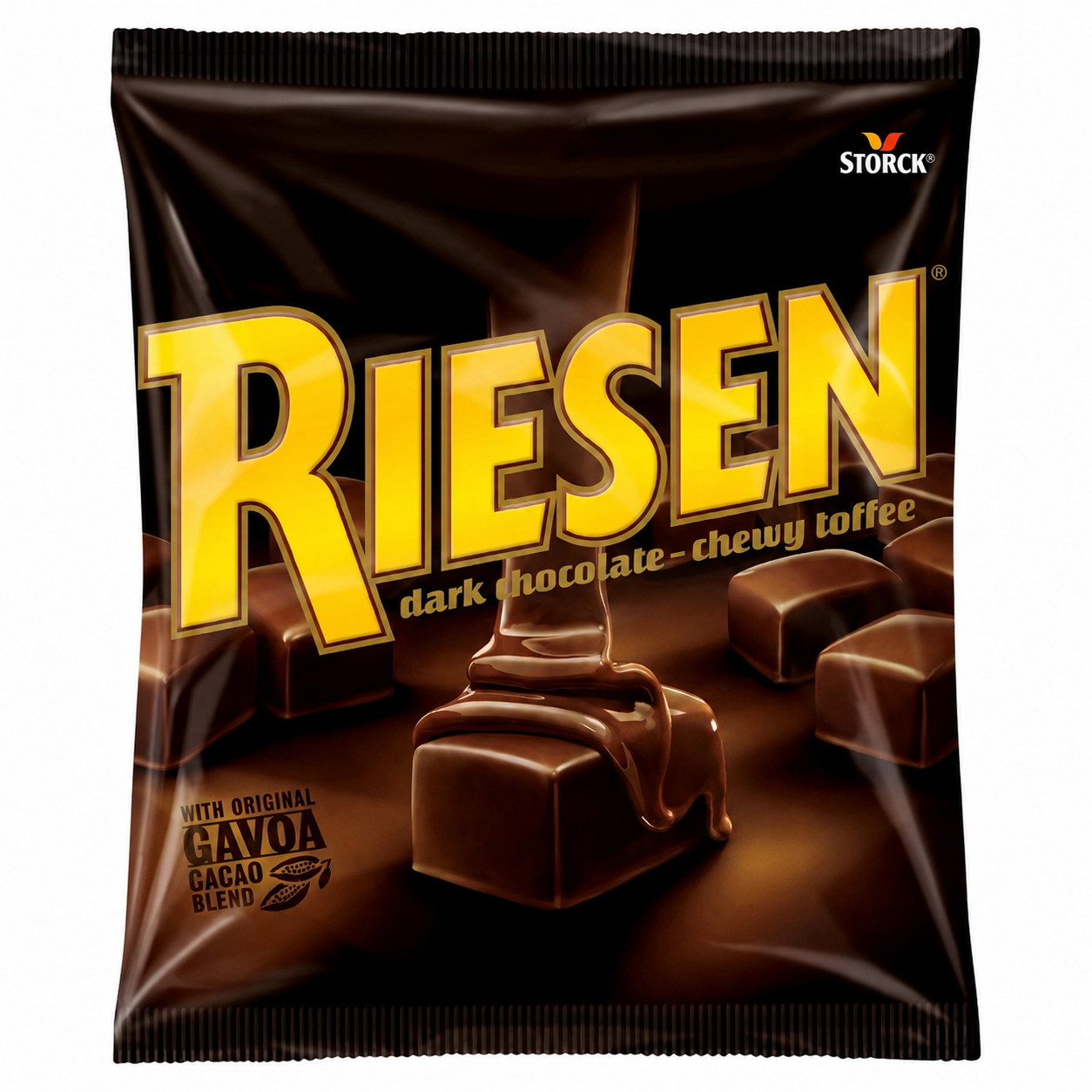Riesen Dark Chocolate Chewy Toffee 110g