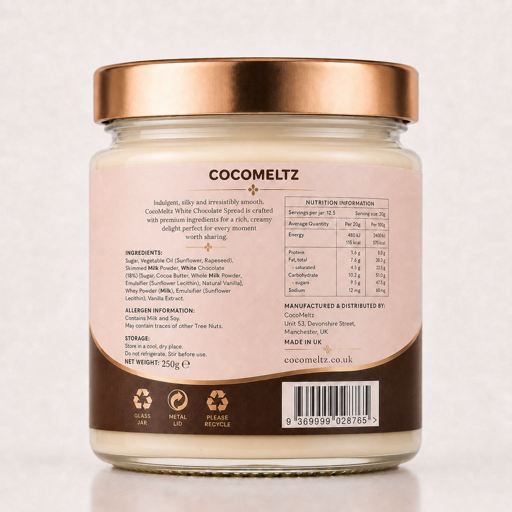 Cocomeltz White Chocolate Spread 250g