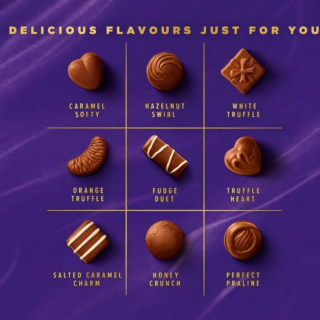Cadbury Milk Tray Chocolate Box 78g