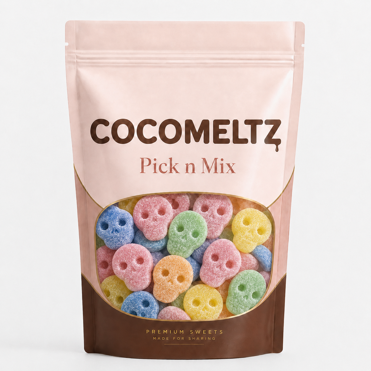 Cocomeltz Fizzy Skulls Pick N Mix Pouch Halal
