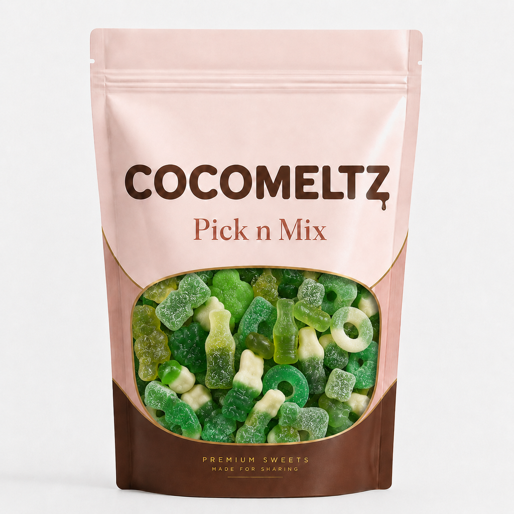 Cocomeltz Green Pick N Mix Pouch Halal