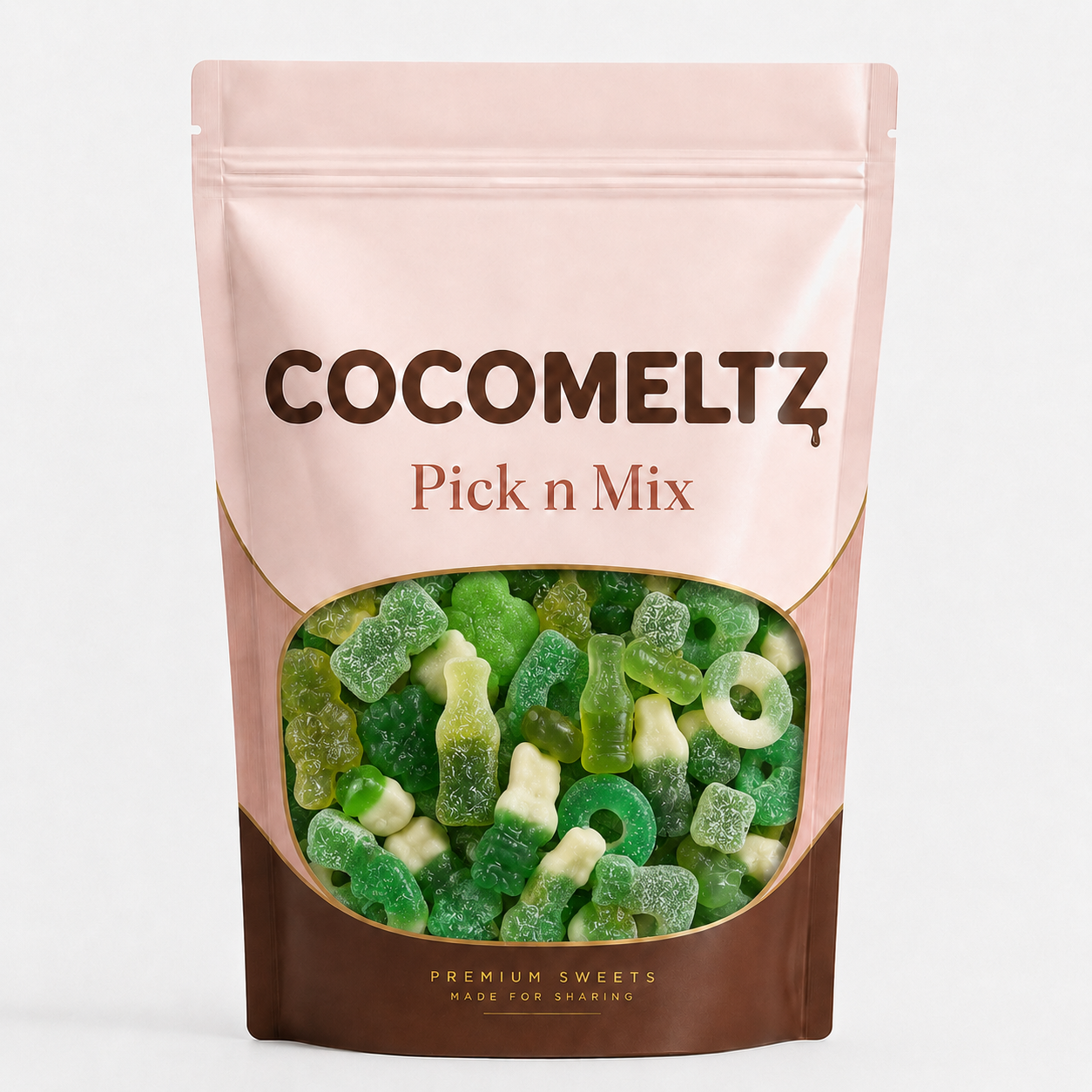 Cocomeltz Green Pick N Mix Pouch Halal