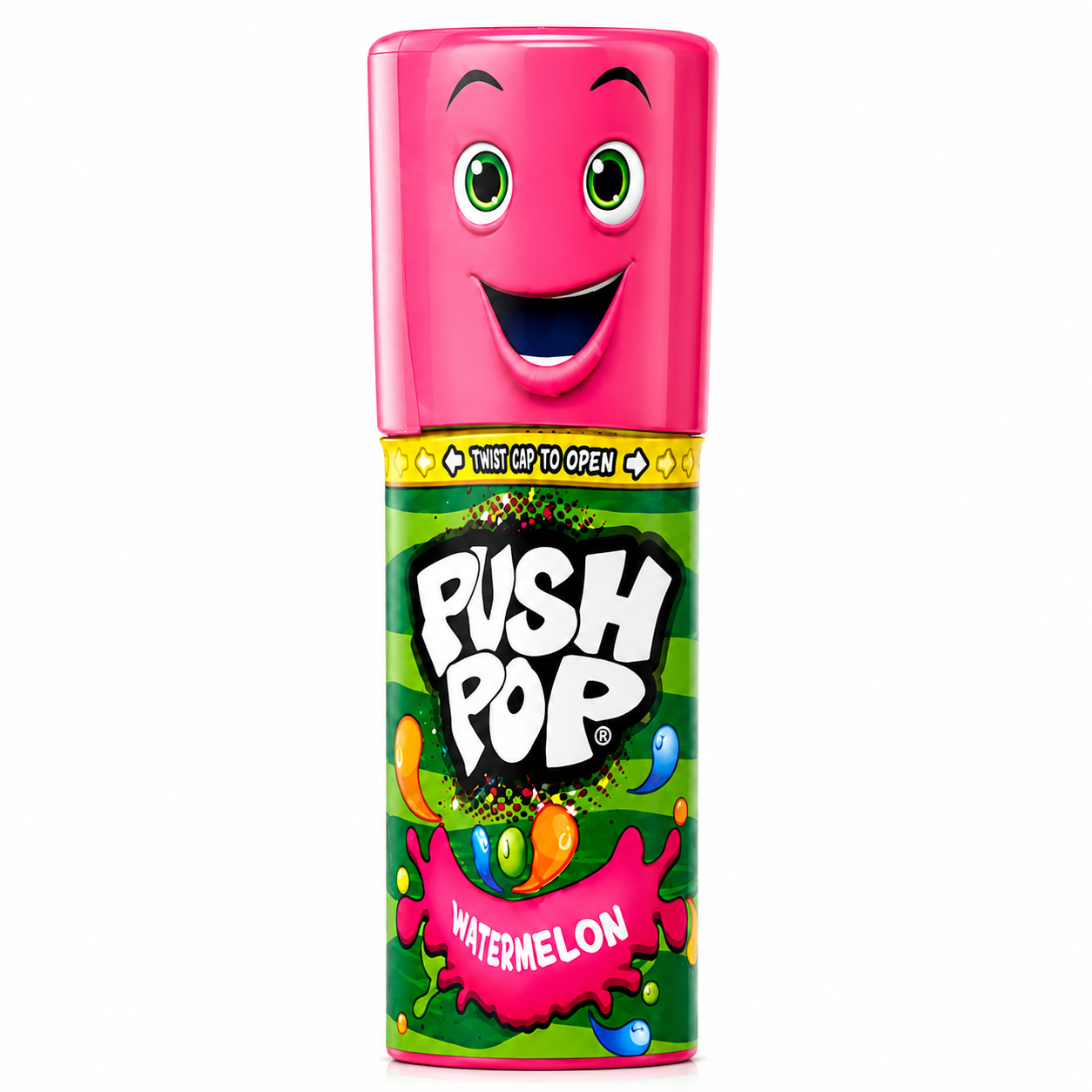 Bazooka Push Pop Raspberry & Watermelon 15g