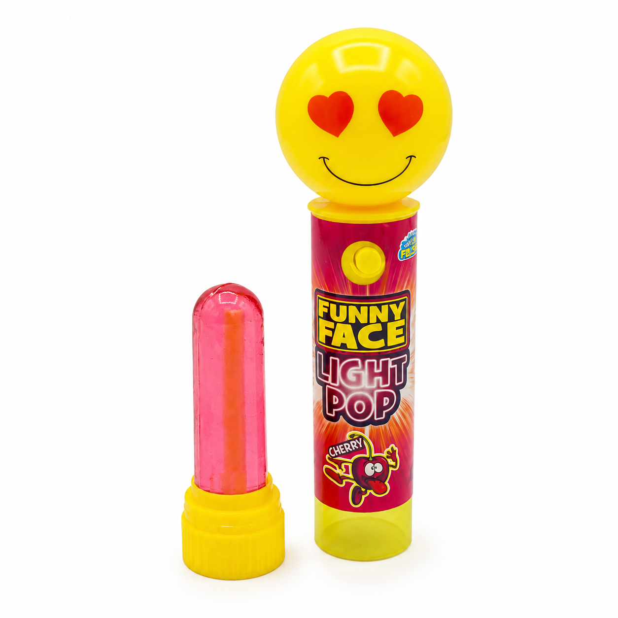 Crazy Candy Factory Funny Face Light Pops 11g