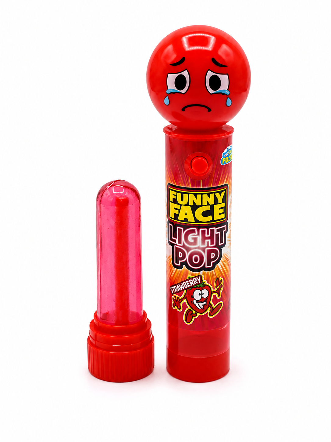 Crazy Candy Factory Funny Face Light Pops 11g