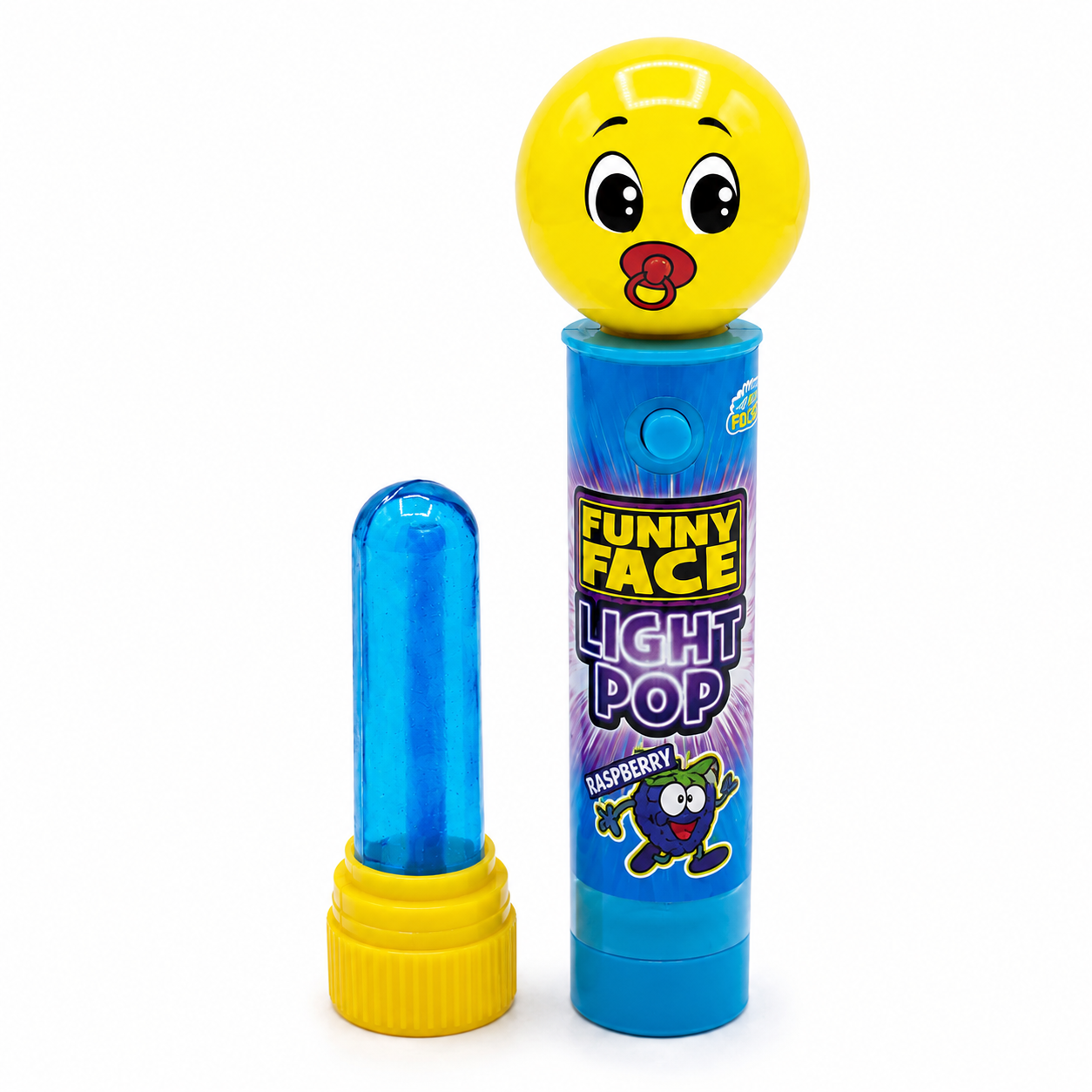 Crazy Candy Factory Funny Face Light Pops 11g