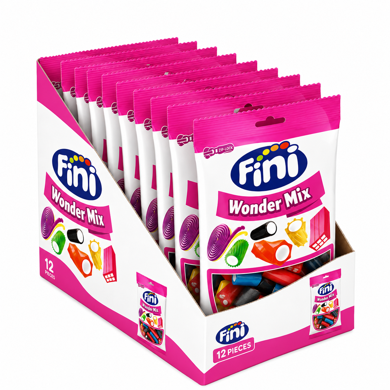 Fini Sour Apple Tubes 140g