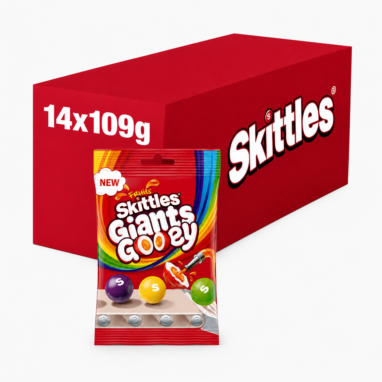 Skittles Giants Gooey Treat Bag 109g