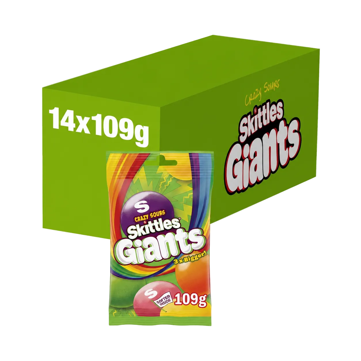 Skittles Giants Treat Bag 109g