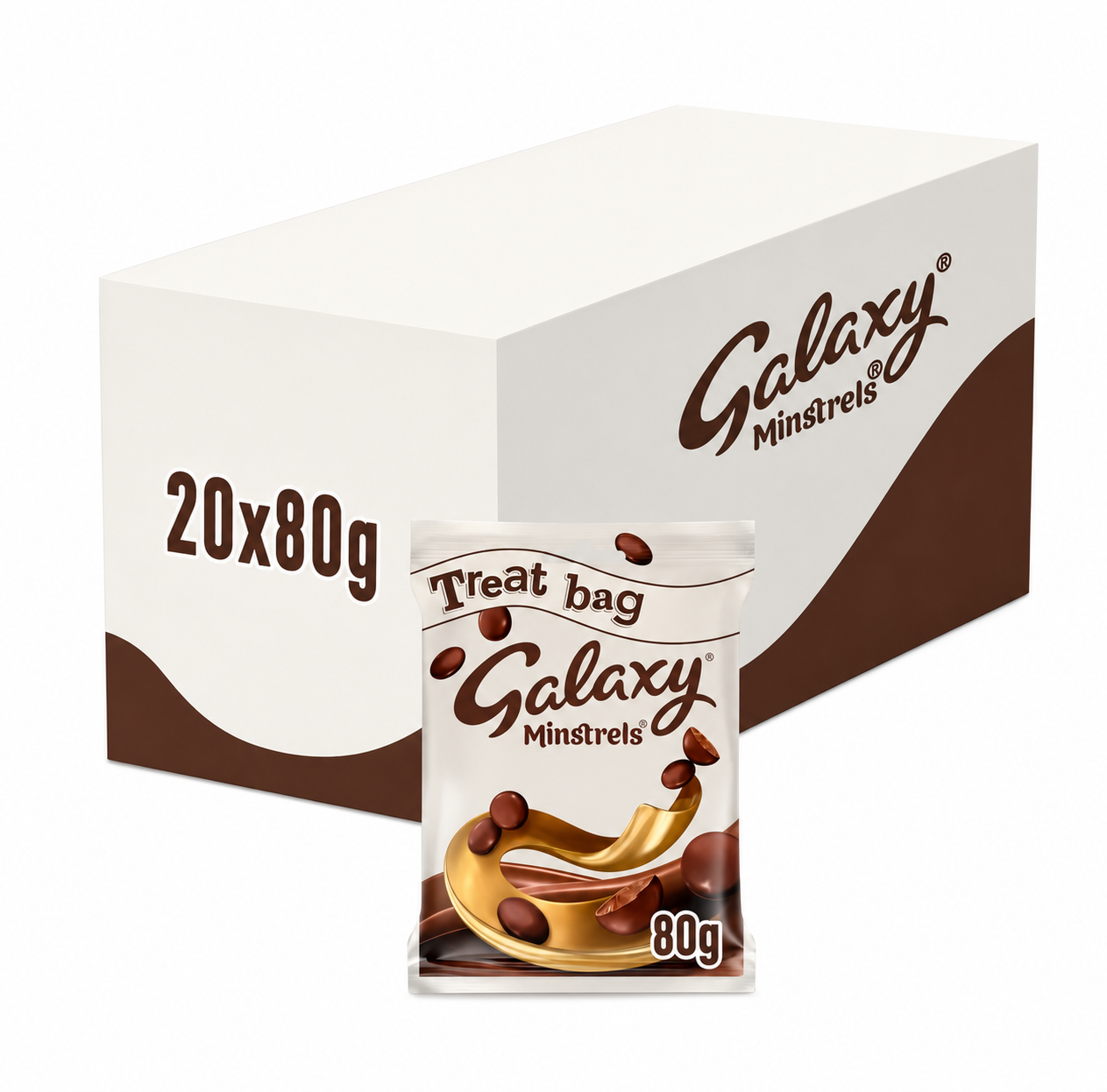Galaxy Minstrels Milk Chocolate Treat Bag