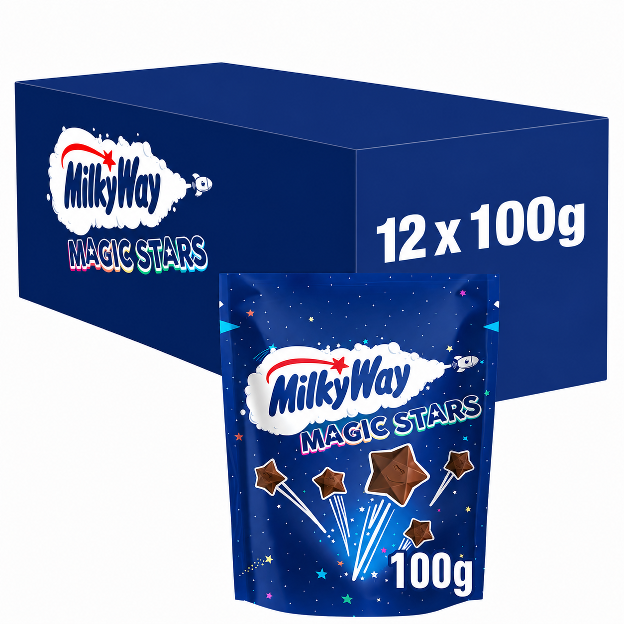 Milky Way Magic Stars Milk Chocolate Bag 100g