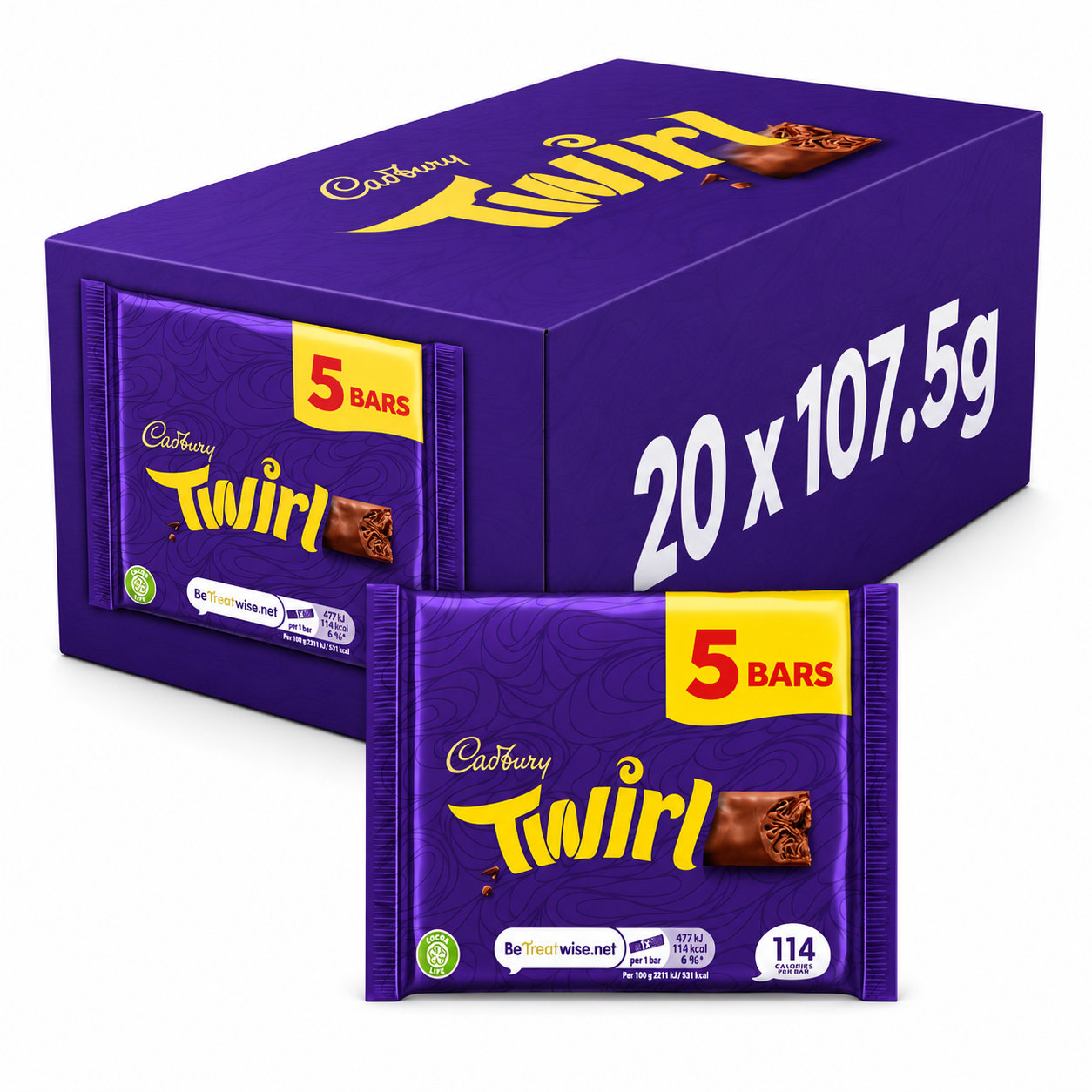 Cadbury Twirl Multipack 107.5g