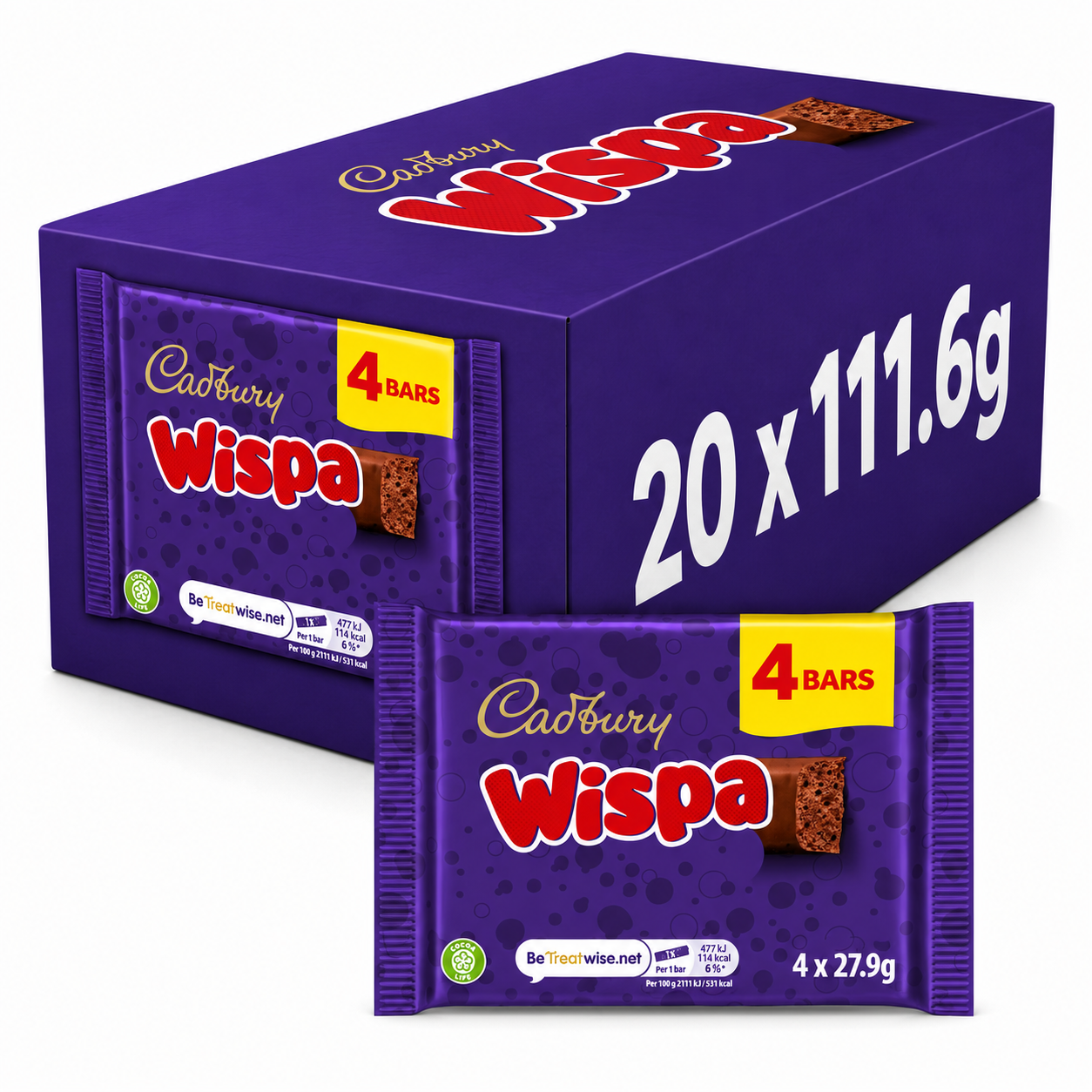 Cadbury Wispa Multipack 94.8g