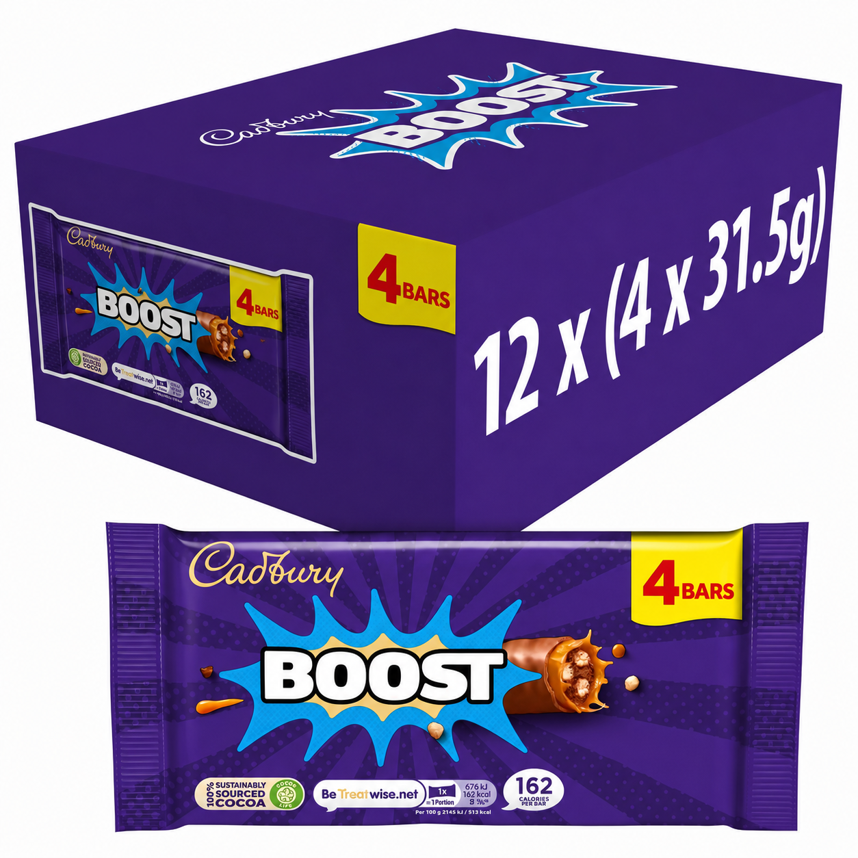 Cadbury Boost Chocolate Bar 126g