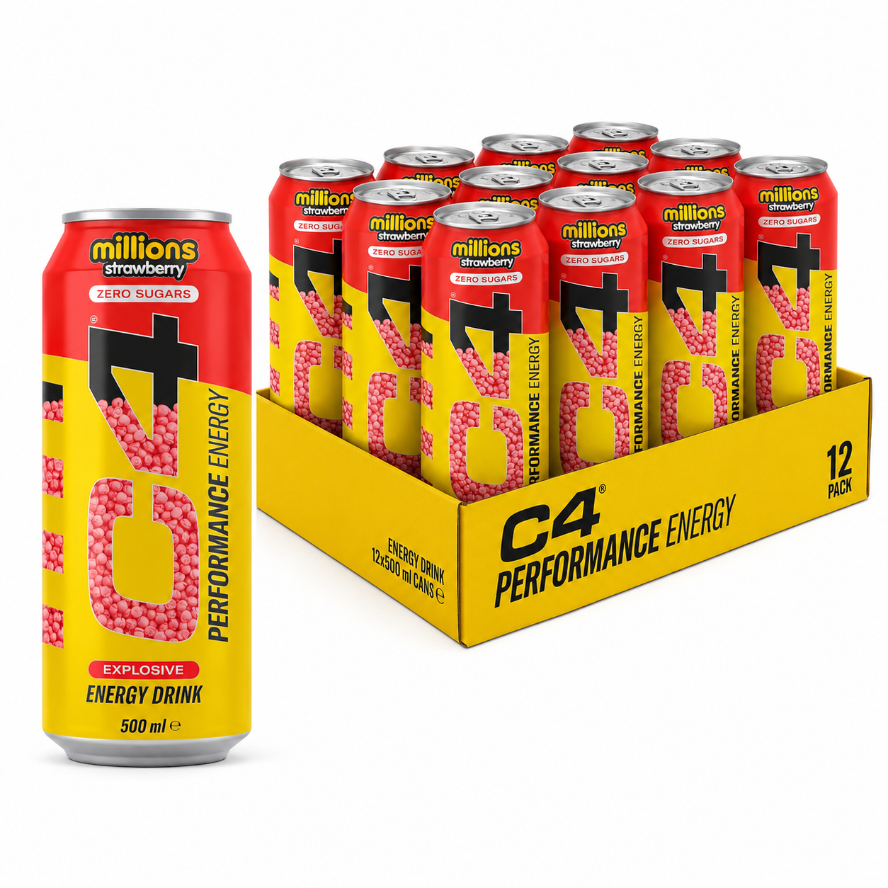 C4 Zero Sugars Explosive Performance Energy 500ml
