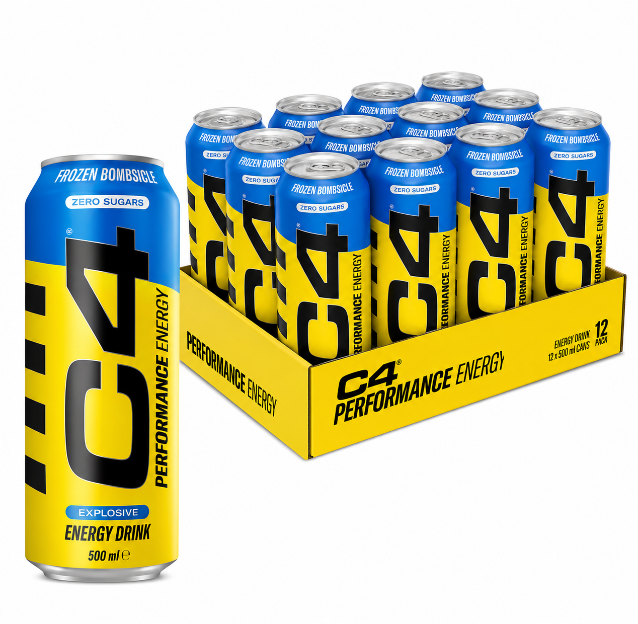 C4 Zero Sugars Explosive Performance Energy 500ml