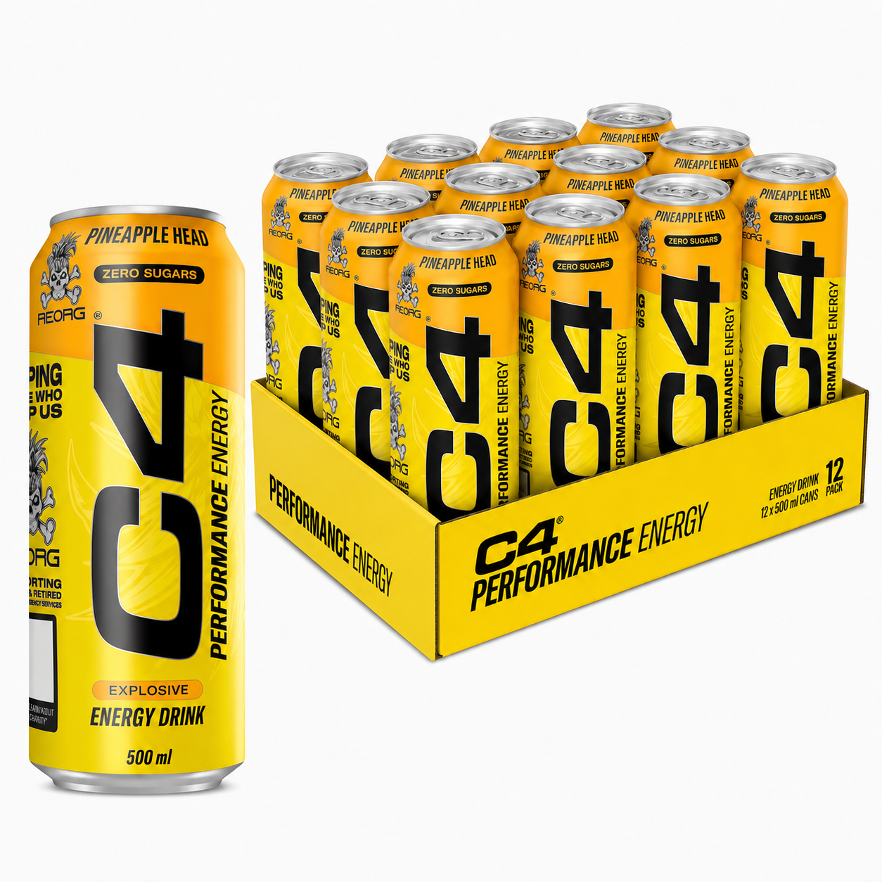 C4 Zero Sugars Explosive Performance Energy 500ml