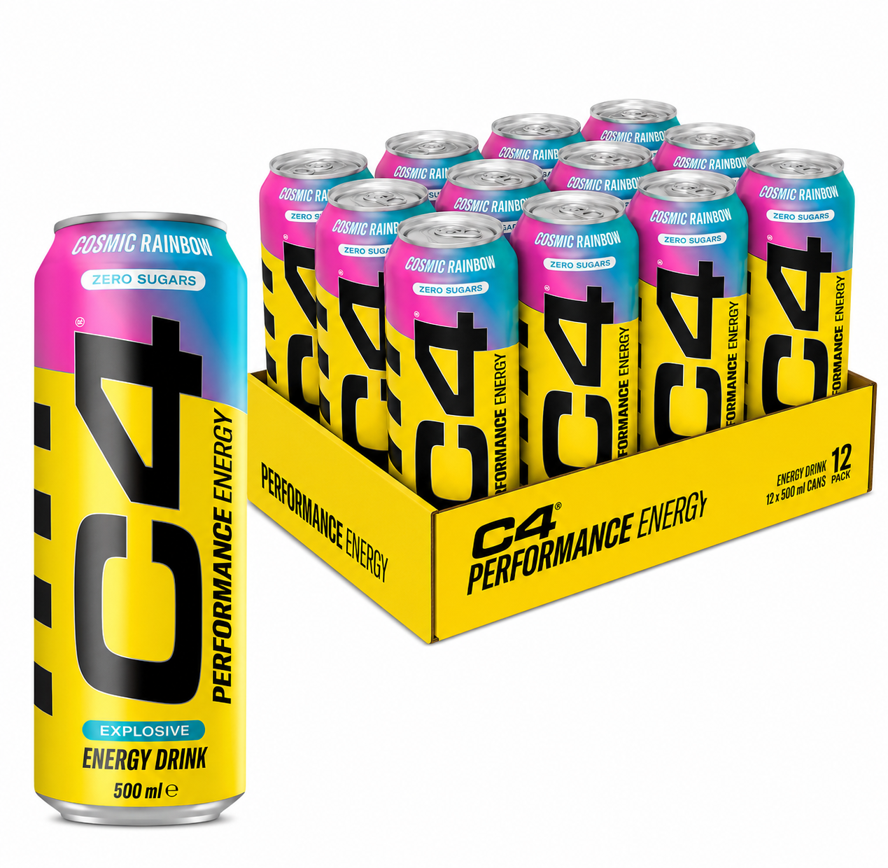 C4 Zero Sugars Explosive Performance Energy 500ml