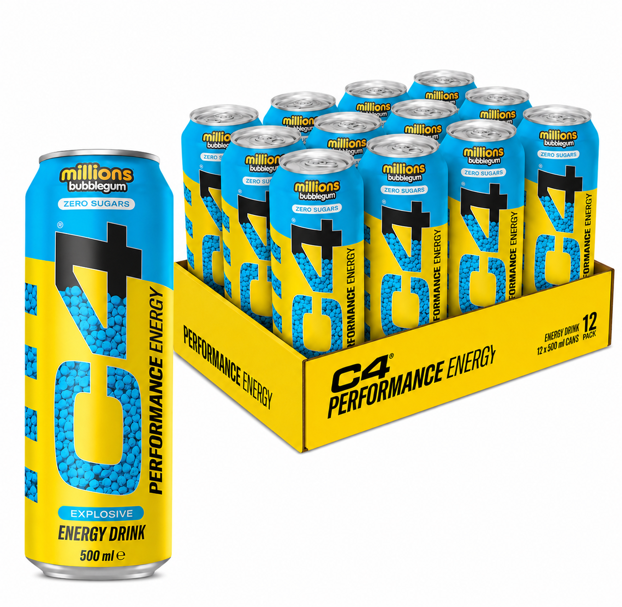 C4 Zero Sugars Explosive Performance Energy 500ml