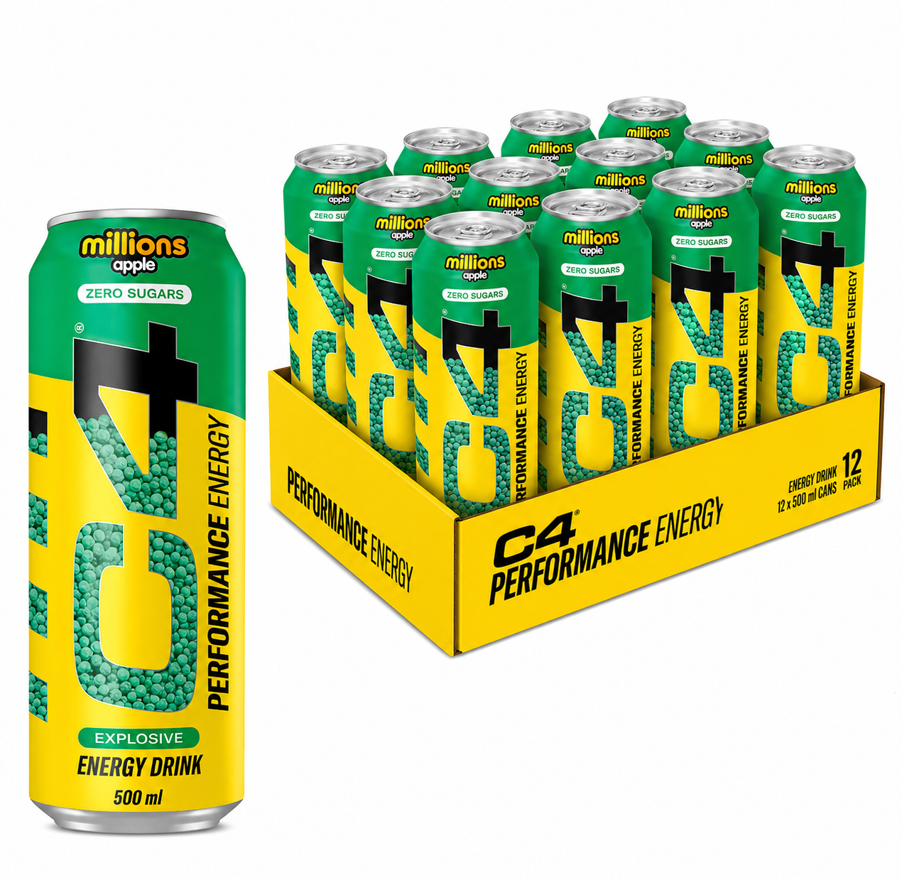 C4 Zero Sugars Explosive Performance Energy 500ml
