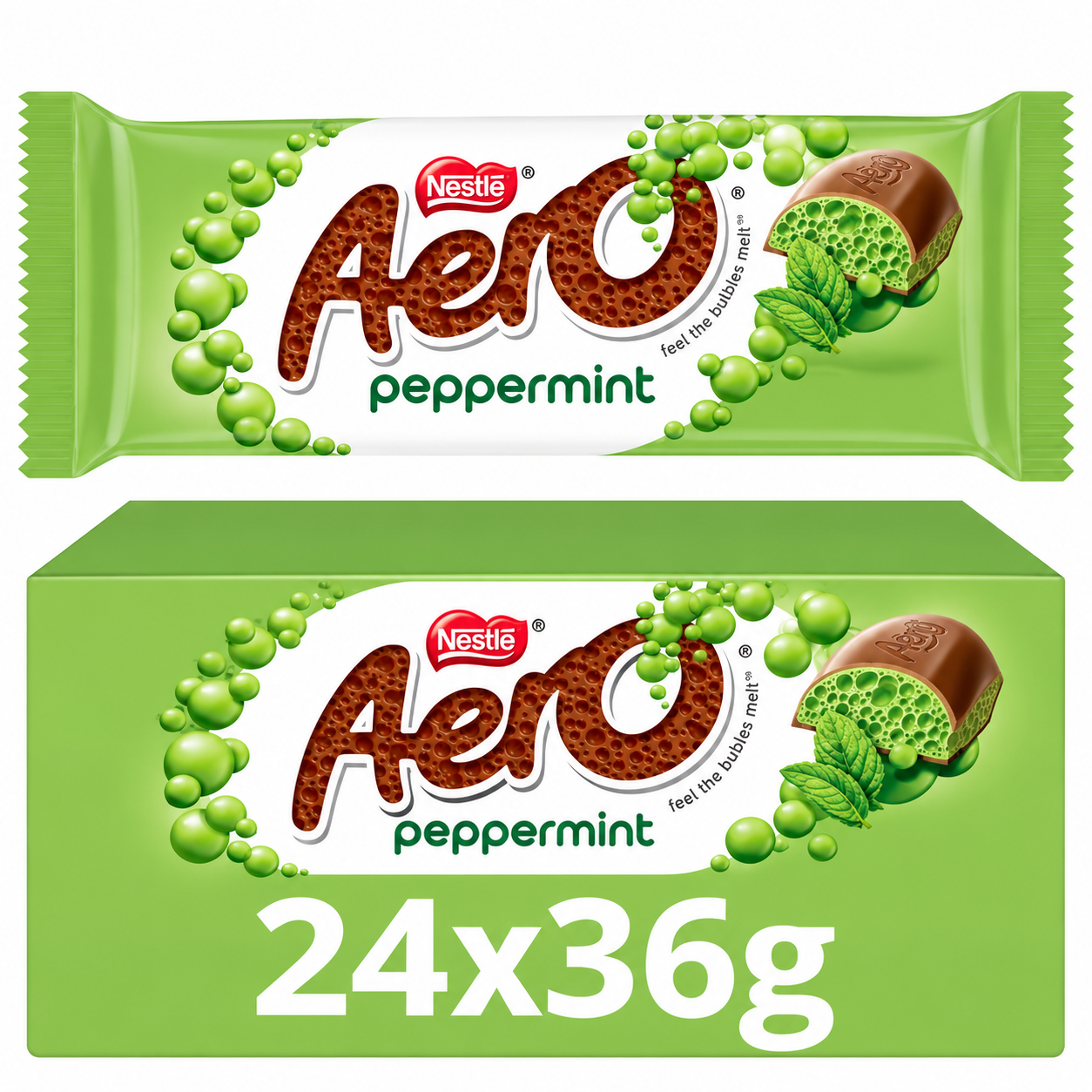 Aero Bubbly Chocolate Bar 36g